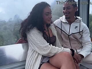 👅 i suck stranger's big black cock on cable car then fuck outdoors in arvi forest!