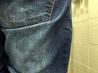 Wife teases electrician into secret shower fuck behind husband's back