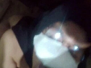 Indonesian Amateur Couple Fucks Doggystyle in Bathroom Drinking Piss Cum Liquid Lunch