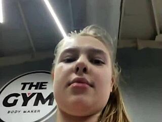 Fat Teen BBW Squirts Wild After Gym Fuck with Stranger Fingering Her Big Ass
