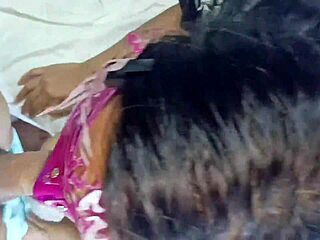 Teen college cutie with boyfriend unleashes dirty hindi talk at ranch fuck