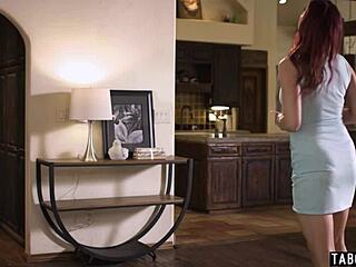 Vicki Chase Strap-On Pounds Redhead Wife Jayden Cole's Wet Pussy!
