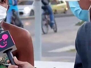 Venezuelan street vendor endures indecent proposals from ugly customers boldly