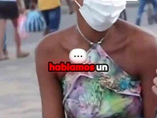 Venezuelan street vendor endures indecent proposals from ugly customers boldly