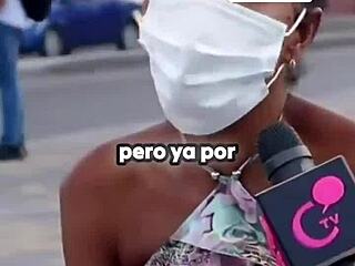 Venezuelan street vendor endures indecent proposals from ugly customers boldly