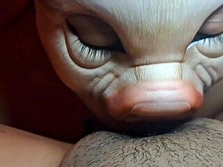 PUNISHED BIG ASS SLAVE RIDES DOGGYSTYLE IN BDSM FETISH DUNGEON