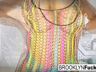 Brooklyn's Huge Tits Drenched in Massive Jizz Load After Hardcore Pounding Session?!