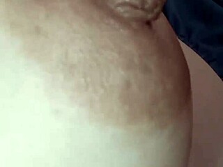 piano close-up focuses on hard nipple in detailed foreground shot