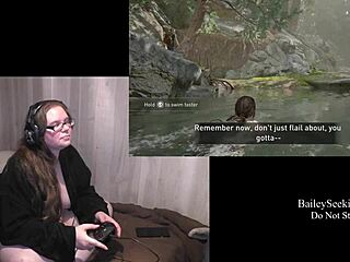 naked big tits bbw plays last of us 2 part 7 with fat ass jiggling around