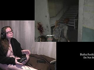 naked big tits bbw plays last of us 2 part 7 with fat ass jiggling around