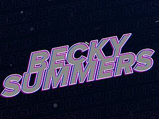 blonde cutie becky summers seduces stranger for petite pussy play?