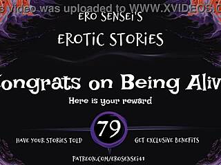 congrats on being alive as eses79's erotic audio guides your masturbation to intense female orgasm