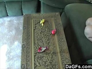 Dagfs Petite Teen Strips Clothes Rips to Play Pussy