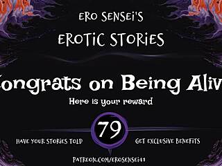 congrats on being alive as eses79's erotic audio guides your masturbation to intense female orgasm