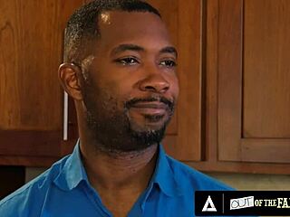 busty ella reese sucks stepdad's monster black cock then rides it hard as sorry