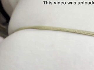 Thong bubble butt bent over doggystyle for hardcore POV anal pounding by monster cock