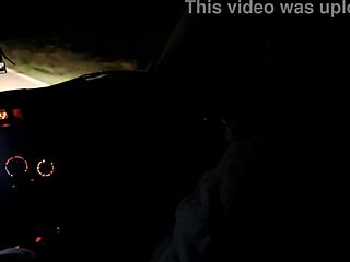 Slutty girlfriend in heels spreads legs for old stranger's cock outdoors in car cuckold fuck