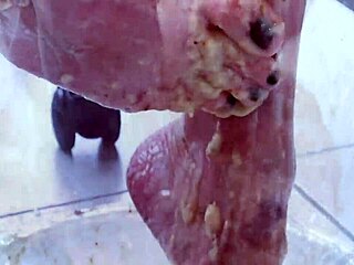 POV sexy latina goddess gags on cock SPITTING MESSY on my BOOTS LICKING toes barefoot DEEPTHROAT choke