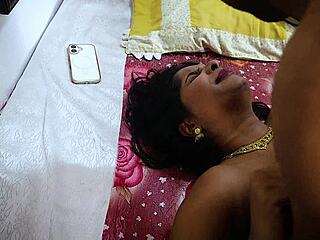 Desi mallu bhabhi trembles with ecstasy during debar's deep hardcore thrusts alone at home