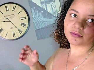 Bbw Wife's Huge Tits And Nipples Bounce In Homemade Bbc Blowjob Selfie