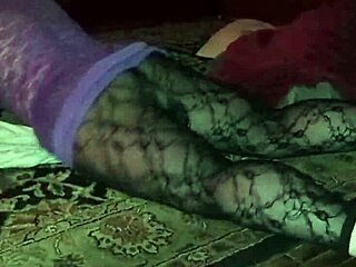 floor grinding builds to her quick squirting orgasm tease