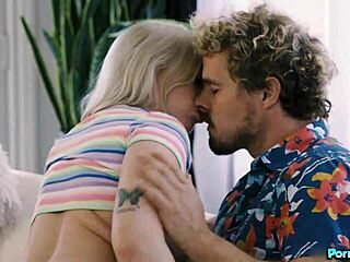 stepbro robby echo dive into dixie lynn's shaved pussy with your tongue