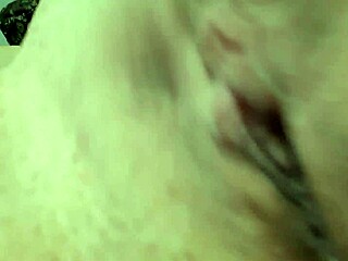 Close-Up View of Milf's Wet Pussy Dripping During Intense Solo Masturbation Orgasm