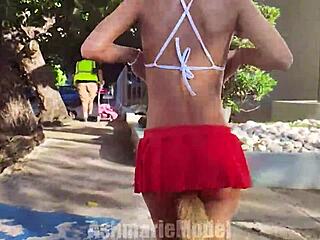 ever seen a hairy latina slut tease her huge asshole with buttplug outdoors?