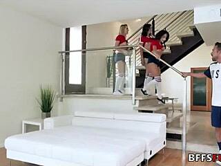 soccer fan bangs gang of studs creampie lottery win!