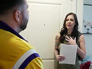 Annoying neighbor rides cock cowgirl hard while hubby's gone cheating thrill