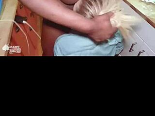 BBC Bull Destroys Cheating White Wife's Ass While Cuckold Husband Watches in Humiliation