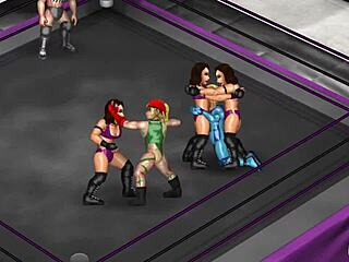 fire pro wrestling cammy samus ryona lesbian tangle tease