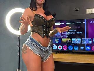 brazilian latina rips clothes for neighbor's monster cock in her giant wet pussy n ass