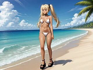 hey rumi join me for a walk while playing with your wet pussy ai hentai