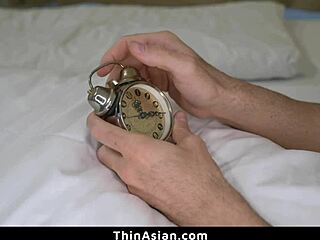 heart pounds as time stops and i ravage my petite asian friend's tight pussy!