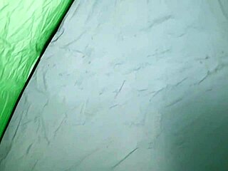 we slip into the rainy tent for hot lesbian licking