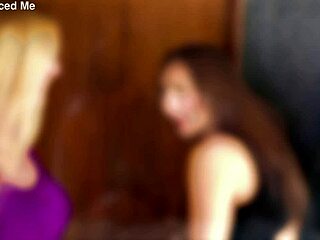 Mindi And Mia Seduced Lesbian Strapon Lick Wet Pussy Lingerie Caught Milf Threesome
