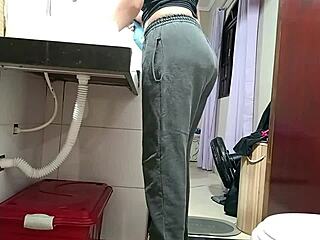 Maid Caught Sneaking Bathroom Break