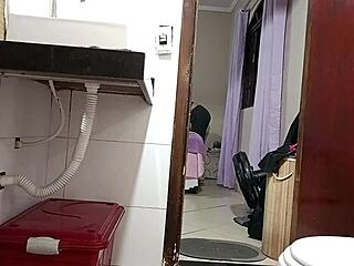 Maid Caught Sneaking Bathroom Break
