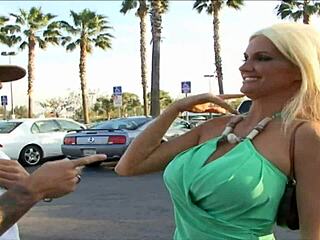 teen flashes upskirt panties to ice cream man while sitting in his truck back seat