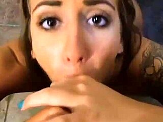 Layla London Stepsis Jerks Monster Cock Closeup Before Cum Gushes In Mouth