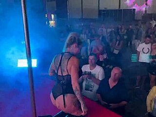 Blonde Milf Fucked by Monster Cock Publicly
