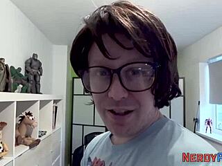 ever seen a big tit british slut tricked into swallowing nerd cock whole?