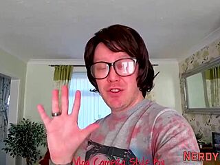 ever seen a big tit british slut tricked into swallowing nerd cock whole?