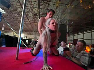 Blonde Milf Fucked by Monster Cock Publicly