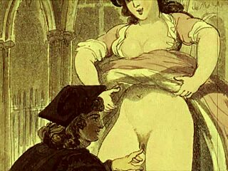 Vintage Erotic Drawings Of Hairy Retro Beauties