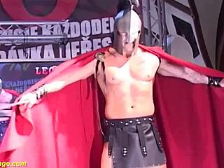 Skinny Euro Amateur Deepthroats Monster Cock Before Public Stage Banging Scandal