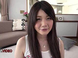 this sultry busty japanese babe rie tachikawa gives the sloppiest mind-blowing jav blowjob ever.