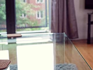 big titted realtor louise toys ass then fucks coworker doggystyle