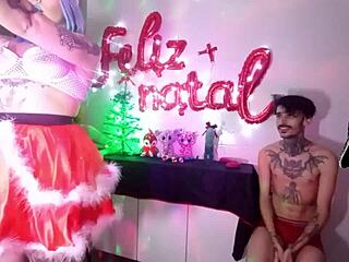 come play christmas with us you nerdy brazilian gay guys love our pierced nipples and feet